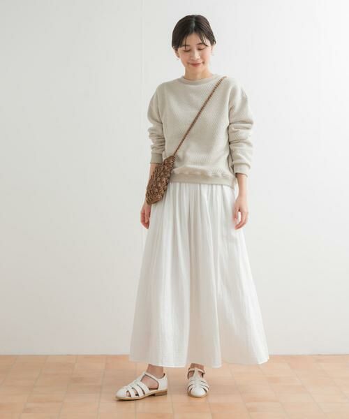 URBAN RESEARCH DOORS / アーバンリサーチ ドアーズ スウェット | ラフィージグザグインレイプルオーバー | 詳細14