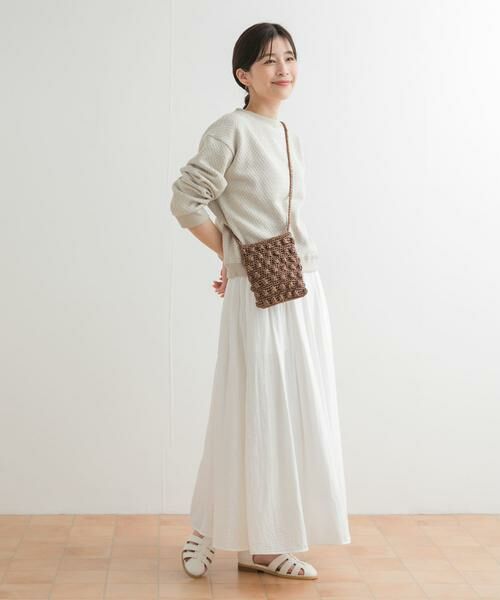 URBAN RESEARCH DOORS / アーバンリサーチ ドアーズ スウェット | ラフィージグザグインレイプルオーバー | 詳細16