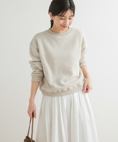 URBAN RESEARCH DOORS / アーバンリサーチ ドアーズ スウェット | ラフィージグザグインレイプルオーバー | 詳細17