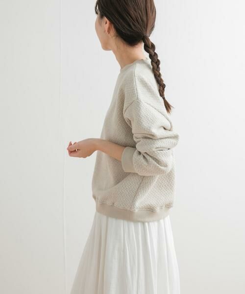 URBAN RESEARCH DOORS / アーバンリサーチ ドアーズ スウェット | ラフィージグザグインレイプルオーバー | 詳細18