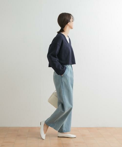 URBAN RESEARCH DOORS / アーバンリサーチ ドアーズ Tシャツ | ミドルインレイVネックプルオーバー | 詳細12