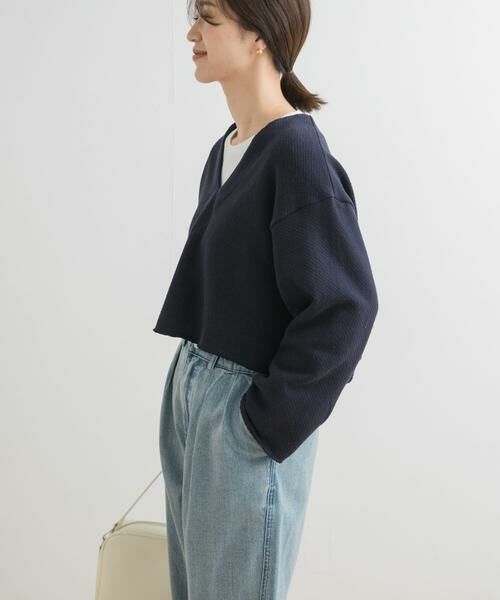 URBAN RESEARCH DOORS / アーバンリサーチ ドアーズ Tシャツ | ミドルインレイVネックプルオーバー | 詳細6