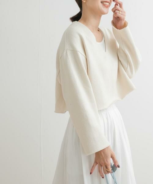 URBAN RESEARCH DOORS / アーバンリサーチ ドアーズ Tシャツ | ミドルインレイVネックプルオーバー | 詳細28