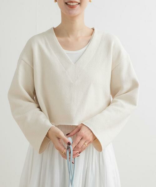 URBAN RESEARCH DOORS / アーバンリサーチ ドアーズ Tシャツ | ミドルインレイVネックプルオーバー | 詳細20