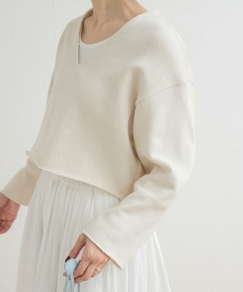 URBAN RESEARCH DOORS / アーバンリサーチ ドアーズ Tシャツ | ミドルインレイVネックプルオーバー | 詳細22