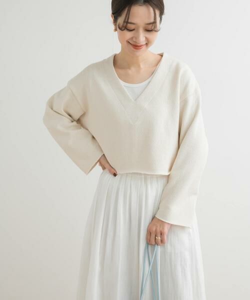 URBAN RESEARCH DOORS / アーバンリサーチ ドアーズ Tシャツ | ミドルインレイVネックプルオーバー | 詳細24