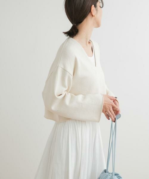 URBAN RESEARCH DOORS / アーバンリサーチ ドアーズ Tシャツ | ミドルインレイVネックプルオーバー | 詳細27