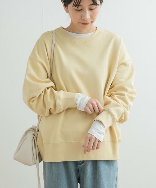 URBAN RESEARCH DOORS / アーバンリサーチ ドアーズ Tシャツ | リネン混シアーロングTシャツ | 詳細2