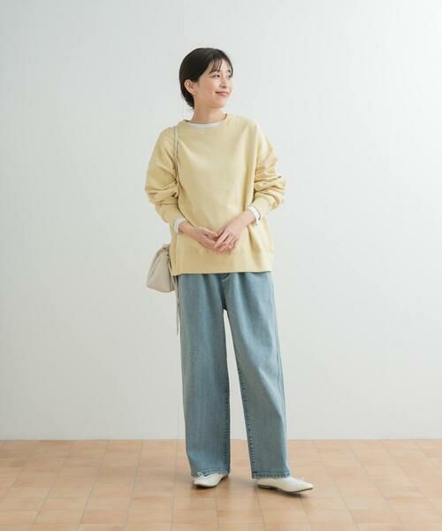 URBAN RESEARCH DOORS / アーバンリサーチ ドアーズ Tシャツ | リネン混シアーロングTシャツ | 詳細4