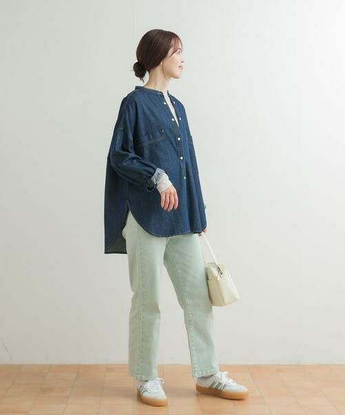 URBAN RESEARCH DOORS / アーバンリサーチ ドアーズ Tシャツ | リネン混シアーロングTシャツ | 詳細9