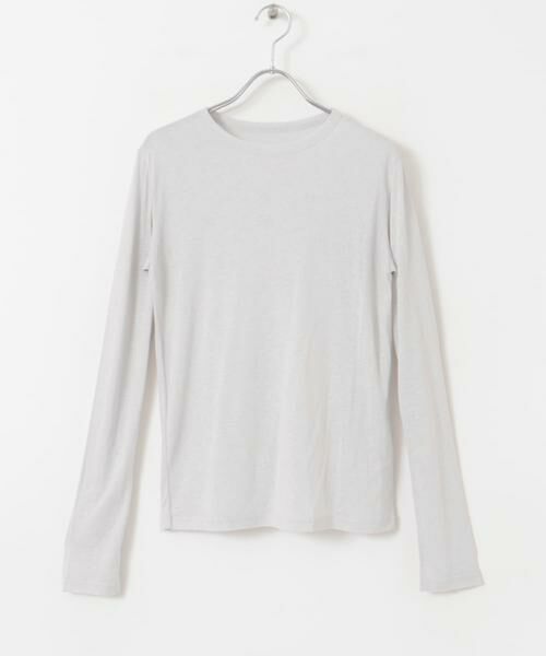 URBAN RESEARCH DOORS / アーバンリサーチ ドアーズ Tシャツ | リネン混シアーロングTシャツ | 詳細10