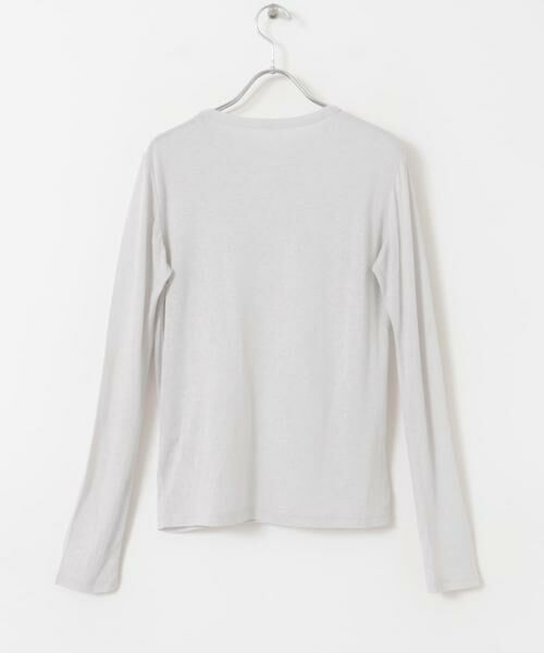 URBAN RESEARCH DOORS / アーバンリサーチ ドアーズ Tシャツ | リネン混シアーロングTシャツ | 詳細11