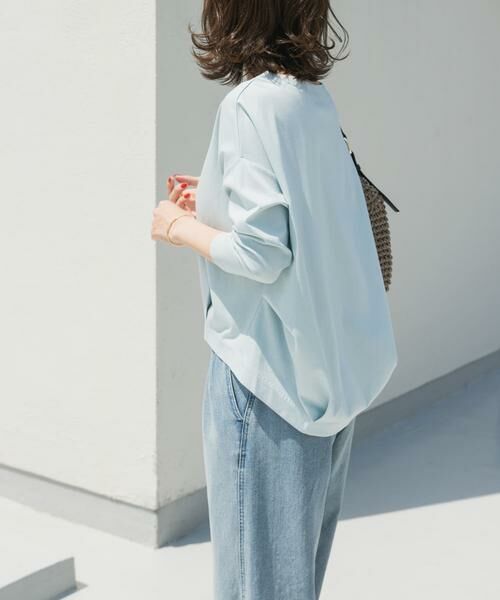 URBAN RESEARCH DOORS / アーバンリサーチ ドアーズ Tシャツ | コットンバックタック7分袖プルオーバー | 詳細3