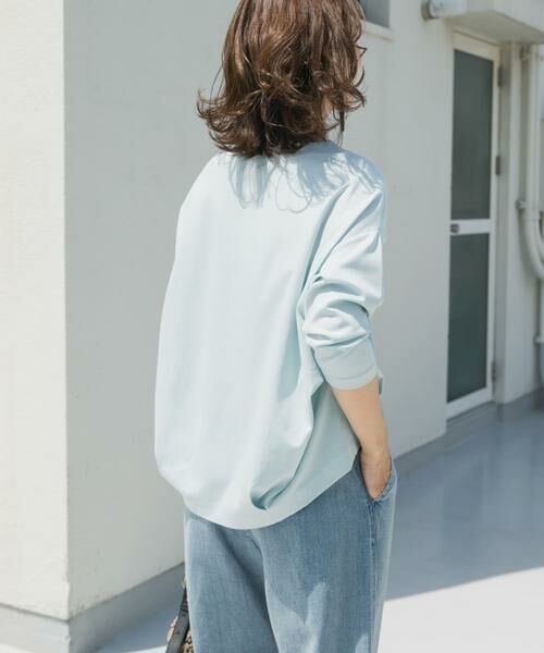 URBAN RESEARCH DOORS / アーバンリサーチ ドアーズ Tシャツ | コットンバックタック7分袖プルオーバー | 詳細4