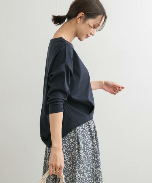 URBAN RESEARCH DOORS / アーバンリサーチ ドアーズ Tシャツ | コットンバックタック7分袖プルオーバー | 詳細20