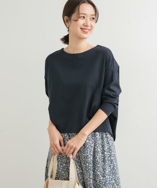 URBAN RESEARCH DOORS / アーバンリサーチ ドアーズ Tシャツ | コットンバックタック7分袖プルオーバー | 詳細22