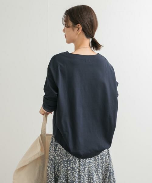 URBAN RESEARCH DOORS / アーバンリサーチ ドアーズ Tシャツ | コットンバックタック7分袖プルオーバー | 詳細25