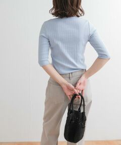 URBAN RESEARCH DOORS / アーバンリサーチ ドアーズ Tシャツ | 針抜き6分袖カットソー