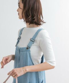 URBAN RESEARCH DOORS / アーバンリサーチ ドアーズ Tシャツ | 針抜き6分袖カットソー