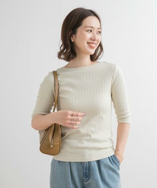 URBAN RESEARCH DOORS / アーバンリサーチ ドアーズ Tシャツ | 針抜き6分袖カットソー | 詳細25