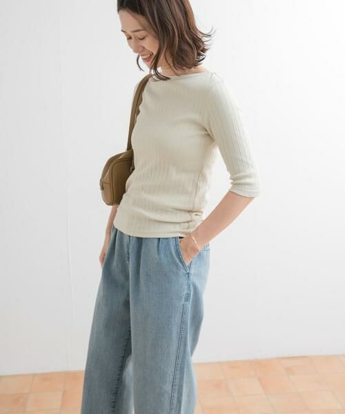 URBAN RESEARCH DOORS / アーバンリサーチ ドアーズ Tシャツ | 針抜き6分袖カットソー | 詳細26