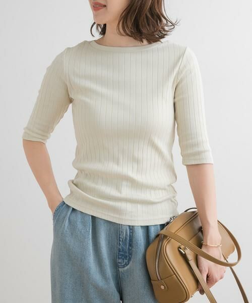 URBAN RESEARCH DOORS / アーバンリサーチ ドアーズ Tシャツ | 針抜き6分袖カットソー | 詳細29