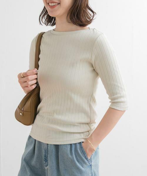 URBAN RESEARCH DOORS / アーバンリサーチ ドアーズ Tシャツ | 針抜き6分袖カットソー | 詳細30