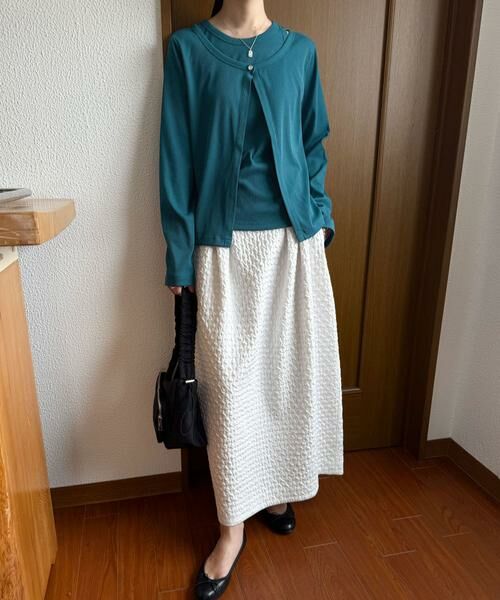 URBAN RESEARCH DOORS / アーバンリサーチ ドアーズ カーディガン・ボレロ | アメスリタンクトップセットカーディガン | 詳細7