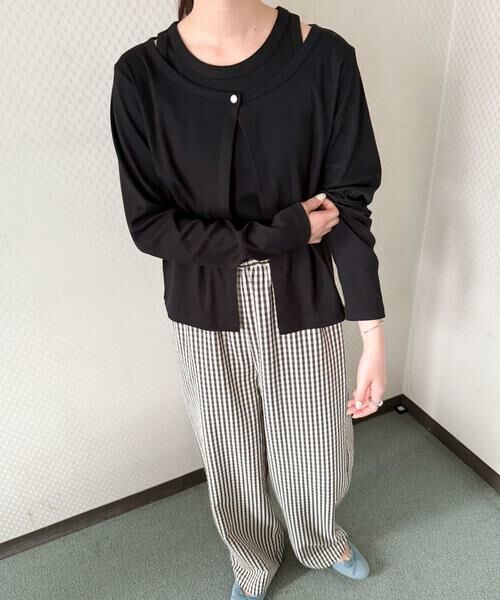 URBAN RESEARCH DOORS / アーバンリサーチ ドアーズ カーディガン・ボレロ | アメスリタンクトップセットカーディガン | 詳細15