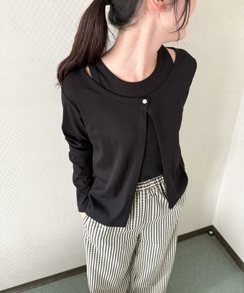 URBAN RESEARCH DOORS / アーバンリサーチ ドアーズ カーディガン・ボレロ | アメスリタンクトップセットカーディガン | 詳細17