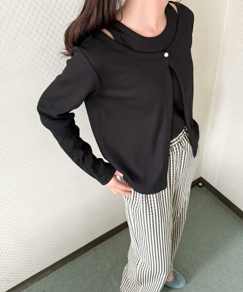 URBAN RESEARCH DOORS / アーバンリサーチ ドアーズ カーディガン・ボレロ | アメスリタンクトップセットカーディガン | 詳細18