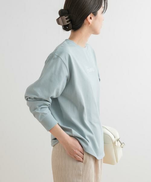 URBAN RESEARCH DOORS / アーバンリサーチ ドアーズ Tシャツ | ロゴ刺繍プルオーバー | 詳細1