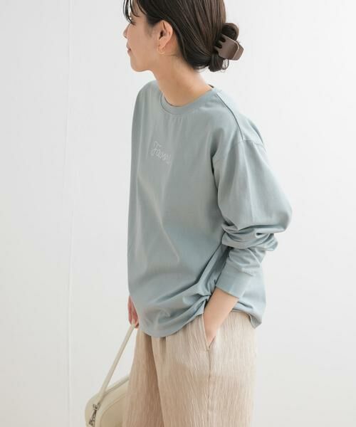 URBAN RESEARCH DOORS / アーバンリサーチ ドアーズ Tシャツ | ロゴ刺繍プルオーバー | 詳細2