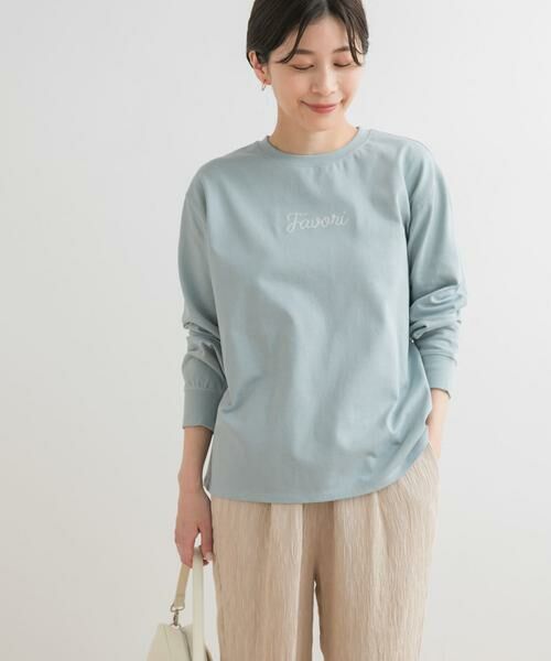 URBAN RESEARCH DOORS / アーバンリサーチ ドアーズ Tシャツ | ロゴ刺繍プルオーバー | 詳細3