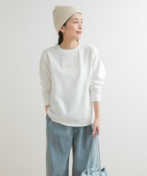 URBAN RESEARCH DOORS / アーバンリサーチ ドアーズ Tシャツ | ロゴ刺繍プルオーバー | 詳細17