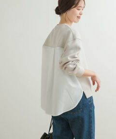 URBAN RESEARCH DOORS / アーバンリサーチ ドアーズ その他トップス | ダンボール布帛切替プルオーバー