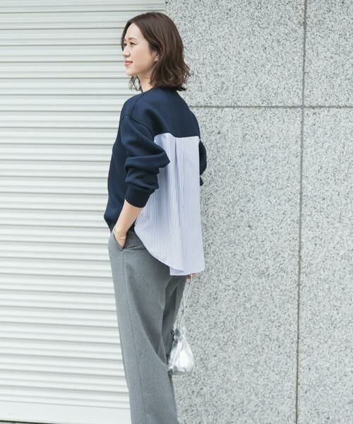 URBAN RESEARCH DOORS / アーバンリサーチ ドアーズ その他トップス | ダンボール布帛切替プルオーバー | 詳細6