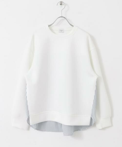 URBAN RESEARCH DOORS / アーバンリサーチ ドアーズ その他トップス | ダンボール布帛切替プルオーバー | 詳細30