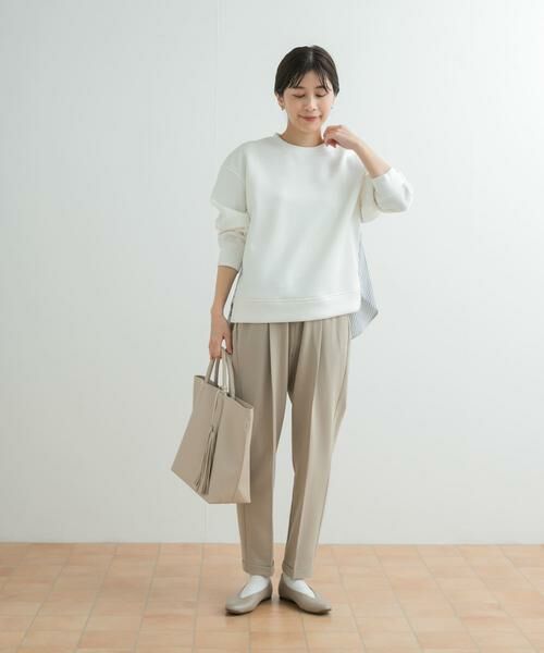 URBAN RESEARCH DOORS / アーバンリサーチ ドアーズ その他トップス | ダンボール布帛切替プルオーバー | 詳細27