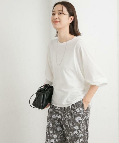 URBAN RESEARCH DOORS / アーバンリサーチ ドアーズ Tシャツ | ドルマンルーズロングTシャツ | 詳細1