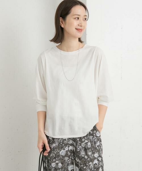 URBAN RESEARCH DOORS / アーバンリサーチ ドアーズ Tシャツ | ドルマンルーズロングTシャツ | 詳細3