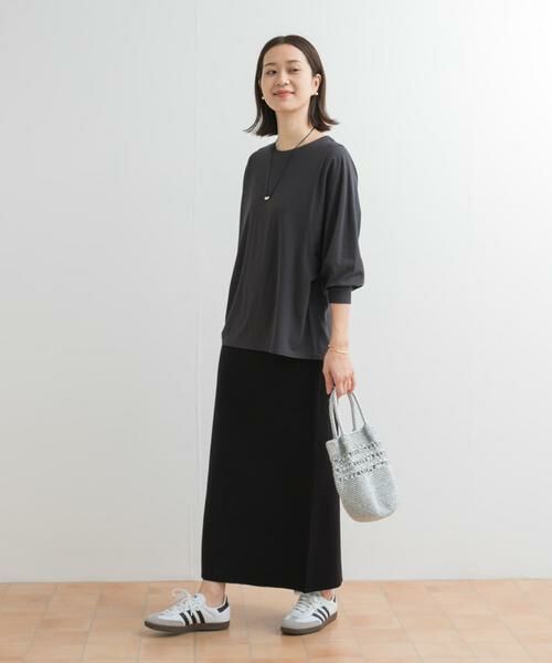 URBAN RESEARCH DOORS / アーバンリサーチ ドアーズ Tシャツ | ドルマンルーズロングTシャツ | 詳細24