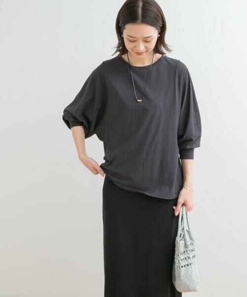 URBAN RESEARCH DOORS / アーバンリサーチ ドアーズ Tシャツ | ドルマンルーズロングTシャツ | 詳細14