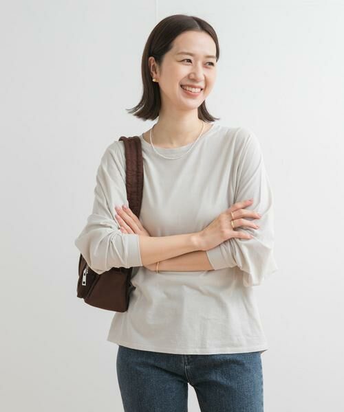 URBAN RESEARCH DOORS / アーバンリサーチ ドアーズ Tシャツ | ドルマンルーズロングTシャツ | 詳細29