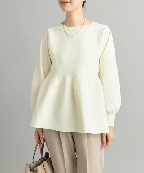 URBAN RESEARCH DOORS / アーバンリサーチ ドアーズ ニット・セーター | ペプラムニット | 詳細1