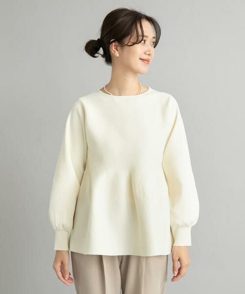 URBAN RESEARCH DOORS / アーバンリサーチ ドアーズ ニット・セーター | ペプラムニット | 詳細10