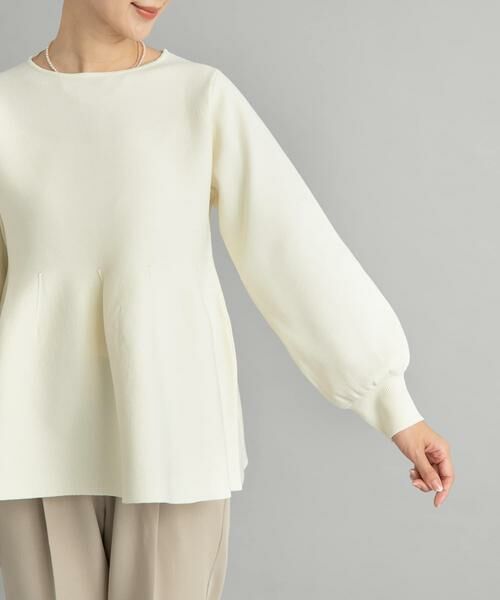 URBAN RESEARCH DOORS / アーバンリサーチ ドアーズ ニット・セーター | ペプラムニット | 詳細13