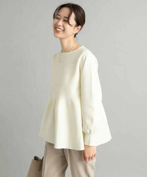 URBAN RESEARCH DOORS / アーバンリサーチ ドアーズ ニット・セーター | ペプラムニット | 詳細4