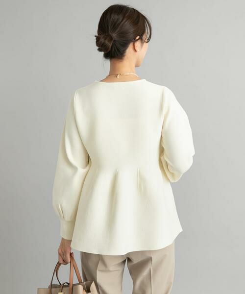 URBAN RESEARCH DOORS / アーバンリサーチ ドアーズ ニット・セーター | ペプラムニット | 詳細5