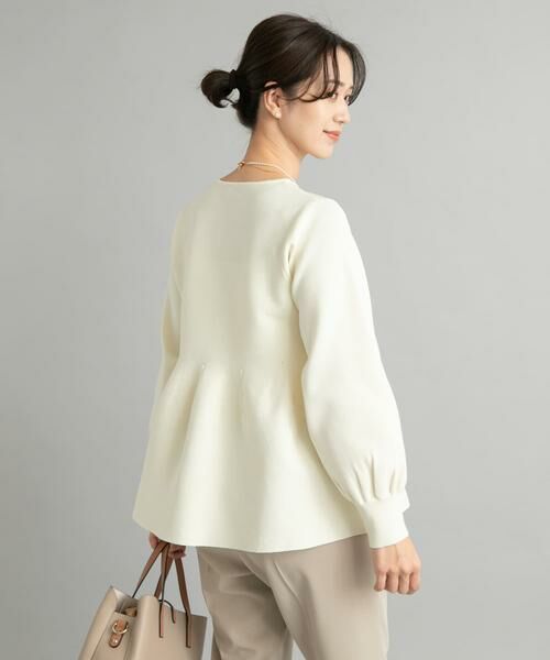 URBAN RESEARCH DOORS / アーバンリサーチ ドアーズ ニット・セーター | ペプラムニット | 詳細6